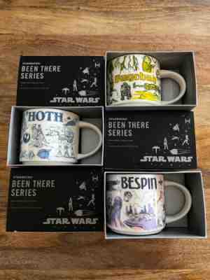 Starbucks Star Wars Hoth Dagobah Bespin Disney Set 3 Coffee Mugs NEW - Sold on eBay Nov 26, 2022 for $425.00