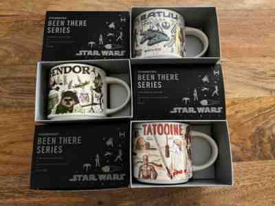 Starbucks Star Wars Batuu Endor Tatooine Disney Coffee Mugs NEW - Sold on eBay Nov 26, 2022 for $192.50
