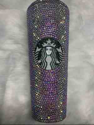 Bedazzled Starbucks Bling studded Rhinestones cup Venti Tumbler 24oz - Sold on eBay Dec 04, 2022 for $140.00