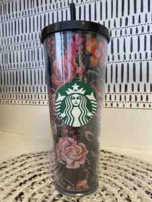 Starbucks Ban.do Cold Cup 24oz Midnight Floral Tumbler - Sold on eBay Dec 05, 2022 for $150.00