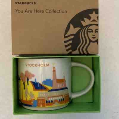 Starbucks Stockholm Mug YAH Sweden You Are Here New Coffee Cup