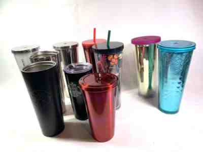 Starbucks tumblers Lot 10 Total 24oz Some Hard To Find Rare - Sold on eBay Oct 13, 2022 for $124.50
