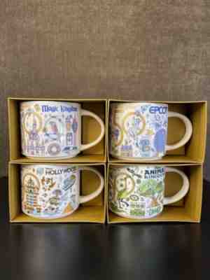 Disney x Starbucks 50th Anniversary Been There Series 14oz Mug Set Of 4 NEW - Sold on eBay Dec 08, 2022 for $199.00