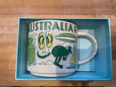 6x Starbucks | Been There | AUSTRALIA | 14oz Ceramic Mug | NEW & BOXED | Cup