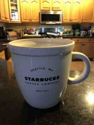 Starbucks 2016 Ceramic giant large abbey classic mug collectible limited  edition