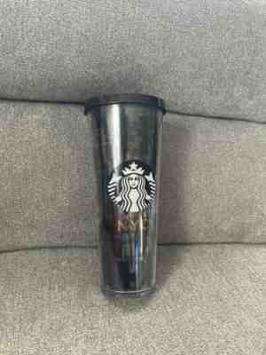 Starbucks NYC Graffiti Tumbler 24oz Cup Black RARE (No Straw)