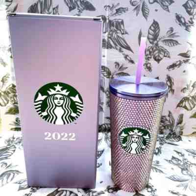 Starbucks 2022 Holiday Stainless Steel Cold Cup Tumbler 473ml Rhinestone Japan - Sold on eBay Dec 18, 2022 for $185.99