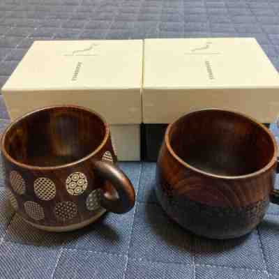 Starbucks Japan Wood Mug Urushi Hida Takayama Jimoto Series japan limited - Sold on eBay Dec 18, 2022 for $162.00