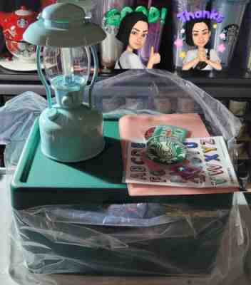 Starbucks Korea Frequency Summer Cooler Green Box + Lantern+ Camp sticker +EMS - Sold on eBay Dec 24, 2022 for $159.00