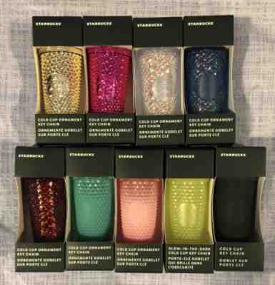 NEW 2022 Starbucks Holiday Ornaments Keychains | Complete Set Lot Of 9 VHTF - Sold on eBay Dec 09, 2022 for $152.50