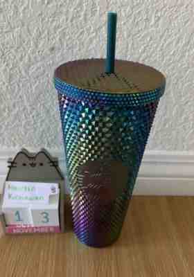 Starbucks tumbler oil slick studded 24 oz cold cup Thailand - Sold on eBay Dec 17, 2022 for $150.00