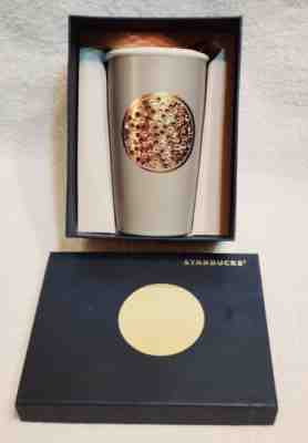 STARBUCKS 2015 SWAROVSKI CRYSTAL ANNIVERSARY CERAMIC TUMBLER 12oz NIB - Sold on eBay Dec 18, 2022 for $147.00