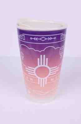2016 Starbucks New Mexico Travel Cup Mug Ceramic w/ Lid 12 oz Purple Ombre - Sold on eBay Dec 27, 2022 for $145.00