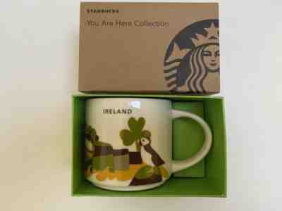 IRELAND Starbucks Mug NIB Shamrock Cottage Sheep Cliffs 14 oz You Are Here YAH - Sold on eBay Dec 19, 2022 for $129.95