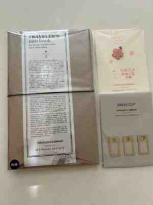 Starbucks Reserve Roastery Tokyo TRAVELER'S notebook Blue + Tag Sakura + Clips - Sold on eBay Dec 18, 2022 for $125.00