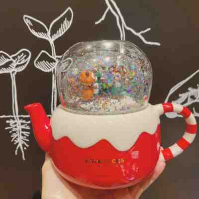 Starbucks Tea Pot + Cup Christmas Bear Coffee Tea etc. - Sold on eBay Dec 20, 2022 for $125.00