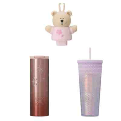 Starbucks Japan Purple Studded Cup& Holiday Thumbler&Cherry Blossom Bealista cap - Sold on eBay Dec 27, 2022 for $125.00