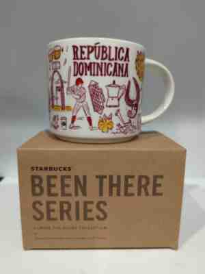 STARBUCKS BEEN THERE Coffee MUG Dominican Republic Punta Cana Santo Domingo New