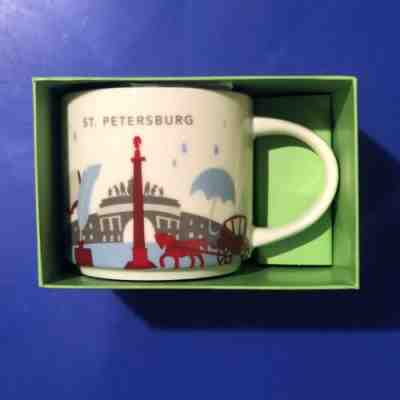 Starbucks You Are Here SAINT St. Petersburg RUSSIA YAH CITY Coffee Mug 14 Oz NIB - Sold on eBay Nov 08, 2022 for $115.50