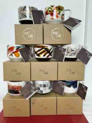 Set Of 8 Starbucks 2014 Artisan Series 01-08 12oz Mug Cup With Box - Sold on eBay Nov 28, 2022 for $112.00