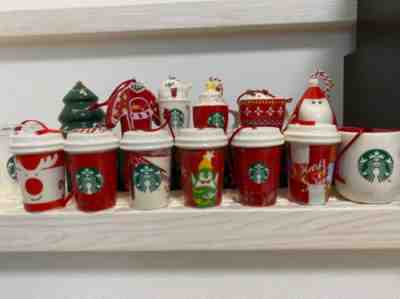Starbucks Christmas ornament Holiday Set of 13 From Japan - Sold on eBay Oct 23, 2022 for $111.00