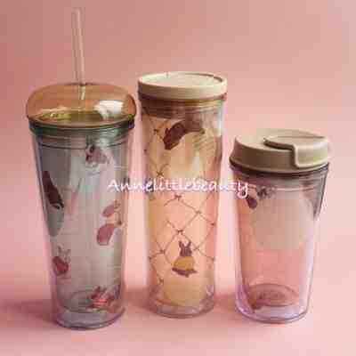 Bundle SAVE SET of 3 x Starbucks Knitting Bunnies, Wave the Moon Cup 12, 16 oz. - Sold on eBay Nov 01, 2022 for $110.00