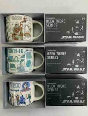 Disney 2022 Star Wars Starbucks Been There Mugs Set of 3 Naboo, Ahch-To, Nevarro - Sold on eBay Oct 21, 2022 for $109.99