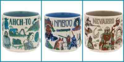 Disney 2022 Star Wars Starbucks Mugs set of 3 Naboo, Ahch-To, Nevarro SHIPS FAST - Sold on eBay Nov 11, 2022 for $109.95