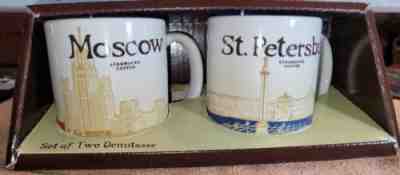 Starbucks 2016 City Demi Mug Moscow St Petersburg 3oz Set+EMS - Sold on eBay Dec 01, 2022 for $109.00