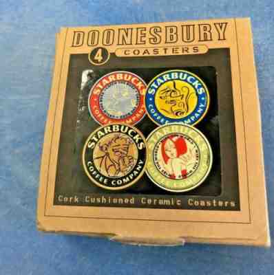 Starbucks Coasters Doonesbury Set of 4 in Original Box - Sold on eBay Nov 19, 2022 for $108.00