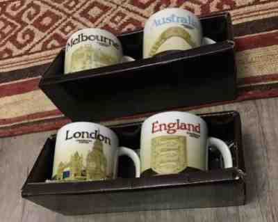 Starbucks Demitasse x 2 Sets London&England Melbourne Australia 3oz New - Sold on eBay Dec 02, 2022 for $106.00