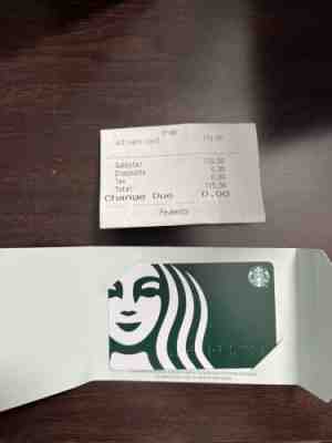 $115 starbucks gift card - Sold on eBay Oct 22, 2022 for $105.00
