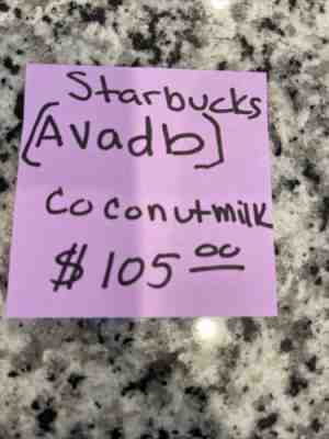 Starbucks Coconut Milk Exp 2023 - Sold on eBay Dec 08, 2022 for $105.00