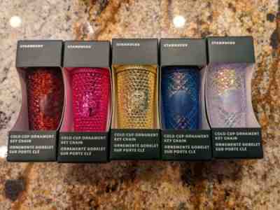 Starbucks 2022 Holiday Tumbler Ornaments Keychains | Complete Set, Lot Of 5 - Sold on eBay Nov 20, 2022 for $104.99