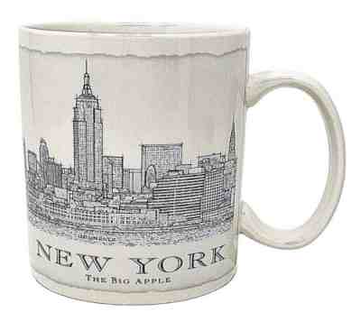 STARBUCKS Retired NYC 16 ox Coffee Mug 2012 New York City Skyline Big Apple Cup - Sold on eBay Nov 06, 2022 for $103.99