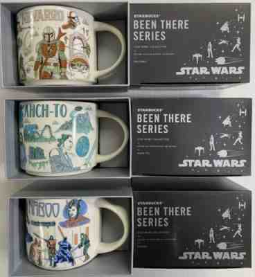 Disney 2022 Star Wars Starbucks Been There Mugs Set of 3 Naboo, Ahch-To, Nevarro - Sold on eBay Nov 01, 2022 for $100.00