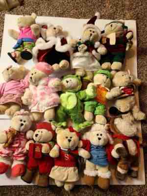 Lot Of 14 Starbucks Bears - Sold on eBay Nov 28, 2022 for $100.00