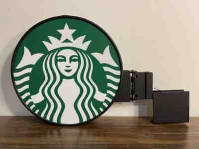 Authentic Double-Sided Starbucks Lighted Sign 14.5in - Sold on eBay Dec 09, 2022 for $100.00