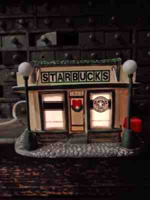 STARBUCKS COFFEE Store 1999 Lighted Holiday House Pike Place Fish Farmers Market - Sold on eBay Dec 22, 2022 for $100.00