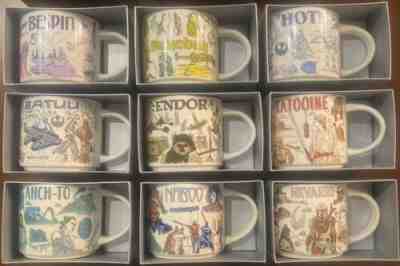 STARBUCKS Been There Series STAR WARS Full Mug Set (9) 2020,21,22 Disney ~ HOTH+ - Sold on eBay Jan 03, 2023 for $879.99