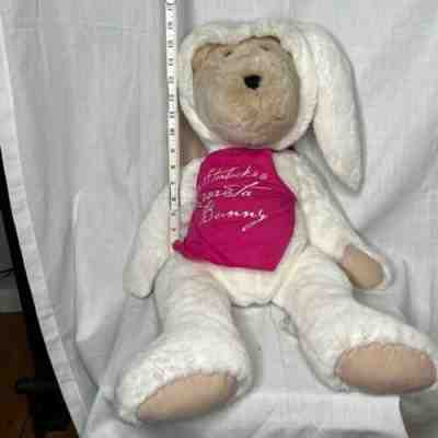 Starbucks Barista Bear Bunny 24â? 3rd edition 1998. Easter Rare!!