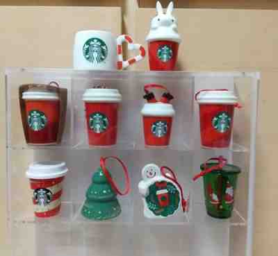 Starbucks Christmas Holiday Ornaments 10pcs Set Used Japan - Sold on eBay Jan 02, 2023 for $110.00