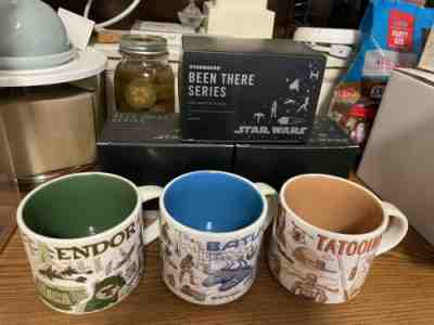 Starbucks Mugs Star Wars 2021 Been There Series set Tattooine Endor Batuu - Sold on eBay Jan 06, 2023 for $175.00
