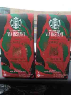 Starbucks Via Christmas Blend Vintage 2019 Instant Coffee 15 Boxes - Sold on eBay Jan 05, 2023 for $135.00