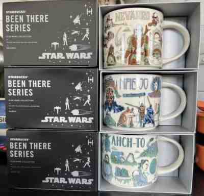 â?? Disney 22' Star Wars Starbucks Been There Mugs SET of 3 Naboo Ahch-To Nevarroâ?? - Sold on eBay Jan 06, 2023 for $119.00