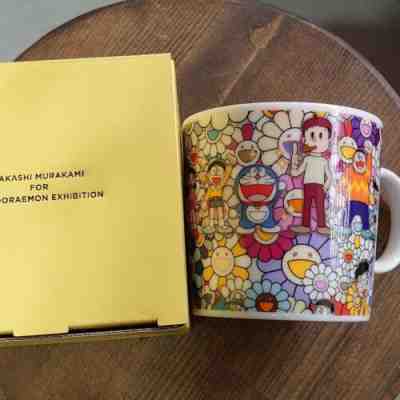 Takashi Murakami Doraemon Mug Cup Flower Exhibition at THE DORAEMON EXHIBITION - Sold on eBay Jan 07, 2023 for $119.00