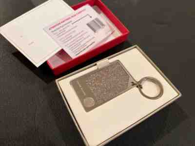 RARE Starbucks 2015 Champagne Swarovski CRYSTAL Mini Keychain Metal Card / MINT! - Sold on eBay Oct 21, 2022 for $200.00