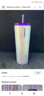 Starbucks 2021 Purple Venti Spiderweb Cup - Sold on eBay Dec 10, 2022 for $200.00