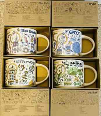 DISNEY STARBUCKS Been There Set of 4 50th Magic Kingdom EPCOT Hollywood Animal K - Sold on eBay Dec 11, 2022 for $189.95