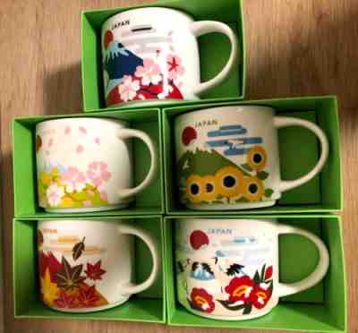 Starbucks You Are Here Collection Mug JAPAN Spring Summer Autumn Winter complete - Sold on eBay Jan 18, 2023 for $199.00